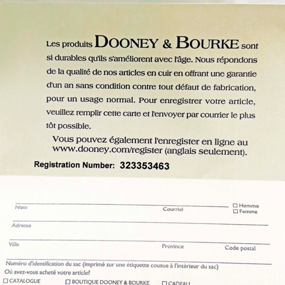 TOTE, DOONEY & BURKE, LEATHER, TURQUOISE WITH BROWN ACCENTS, ADJUSTABLE LEATHER - Picture 12 of 12